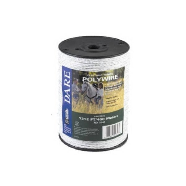 Dare Products 1312' Wht Poly Wire 2347 - main
