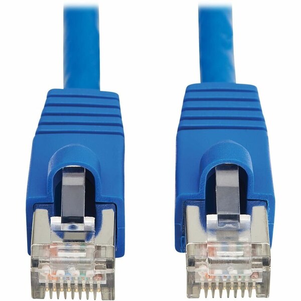 Eaton Tripp Lite Series Cat8 40G Snagless SSTP Ethernet Cable RJ45 M/M, PoE, Blue, 7 ft. 2.1 m N272-F07-BL - main
