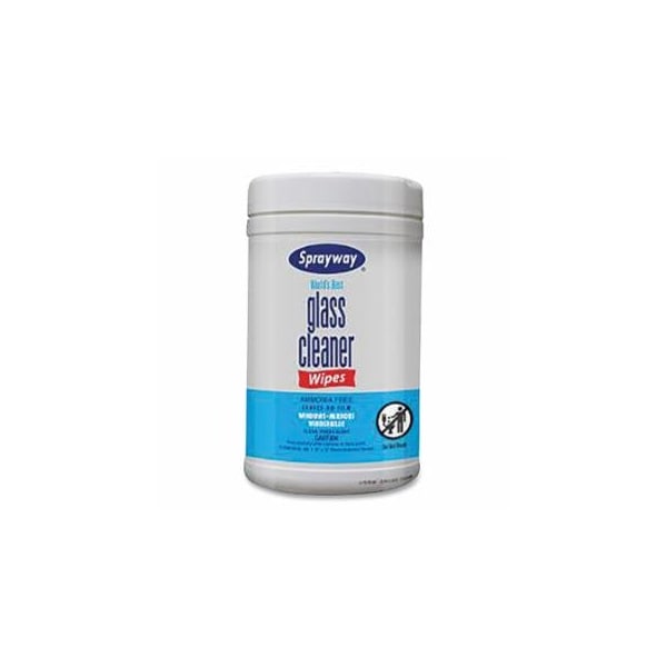 Sprayway Glass Cleaner Wipes, 10 in W x 12 in L, Fresh Scent, 6PK 893-SW933 - main