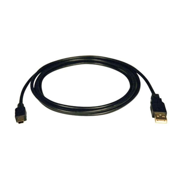 Tripp Lite USB 2.0 Cable, Hi-Speed, A, Mini-B, M/M, 3ft U030-003 - main