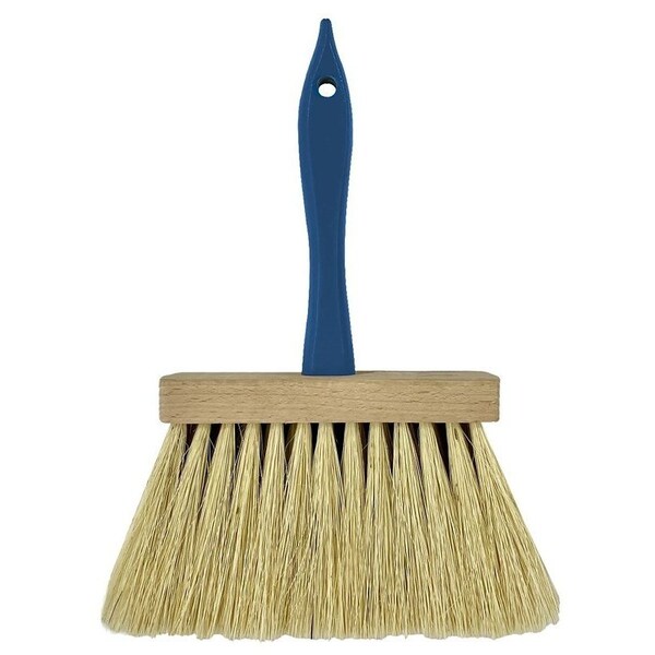 Vulcan Concrete Brush, 8.25 in W Brush, Tampico Bristle, Beige Bristle, Wood Handle C01426 - main