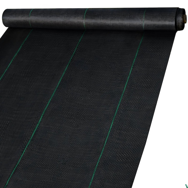 Vevor 6x300 ft Heavy Duty PP Woven Weed Barrier Landscape Ground Cover 2.4Oz 1.83*91.4-70 - main