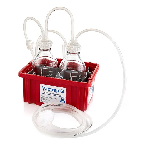 Ezbio EZBio 60 mL PETG Media Bottles, Non-Sterile, Square Storage Bottles with 24-415 Neck, Without Caps, 40PK 137-1117-FLS - main
