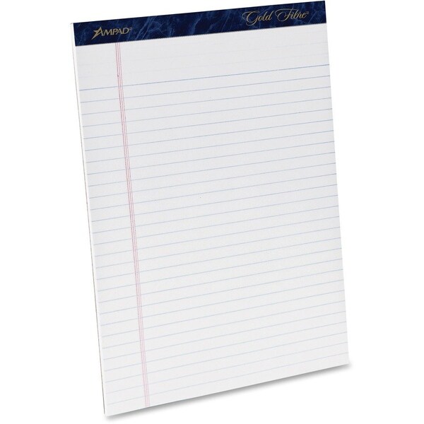 Tops Writing Pad, Dark Blue, White, PK4 TOP20031R - main
