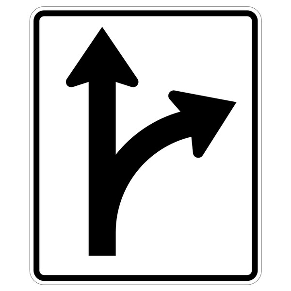 Sign Solutions Usa Traffic Sign, 30 in Width, Aluminum Sign, Vertical Rectangle DUS10DWT3036R3-6R - main