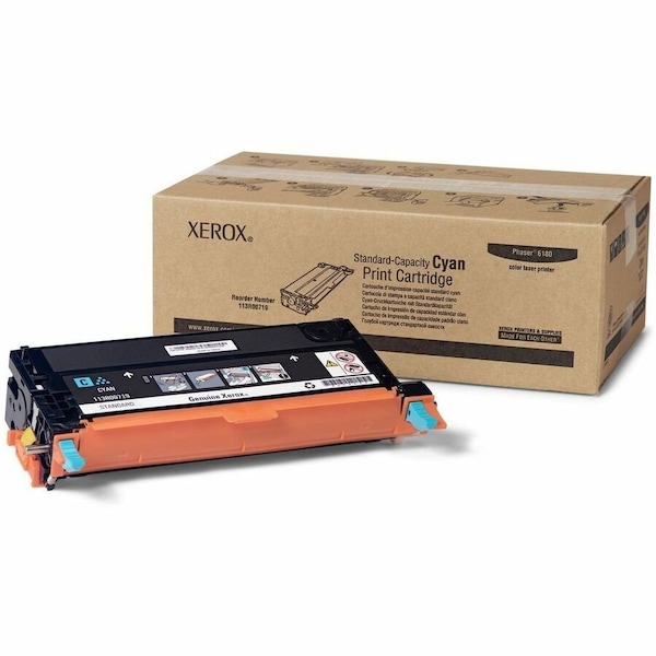 Xerox CYAN STANDARD CAPACITY PRINT CARTRIDGE; PHASER 6180 SERIES FOR PHASER 6180MFP 113R00719 - main