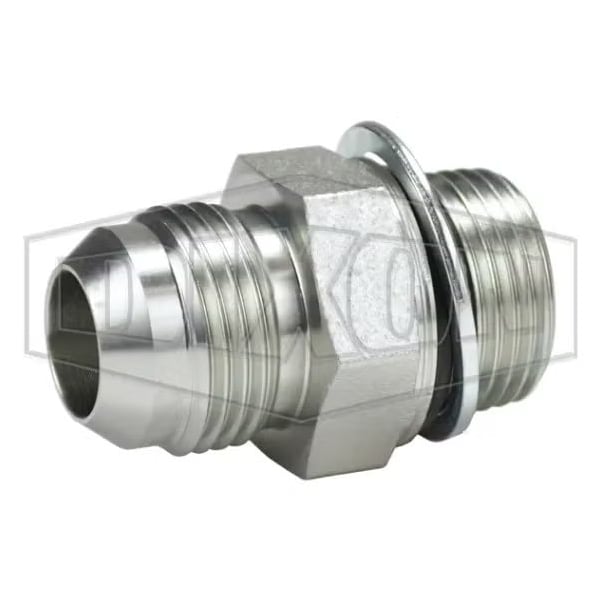 Dixon Hydraulic Adapter, 1-5/16-12 x M33x 2 Nominal, 37Deg Male JIC Flare x Male Metric Parallel, Steel M7400-16-33 - main
