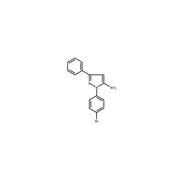 Ak Scientific 5-Amino-1-(4-bromophenyl)-3-phenyl-1H-pyrazole (1g), CAS 72411-50-8 4545AH-1g - main