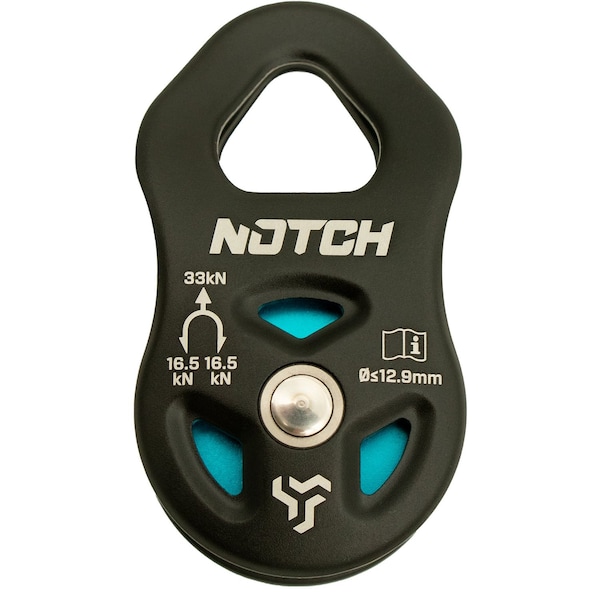 Notch Equipment Thirty-Three Micro Pulley for ropes up to 12.9mm 1/2" with 33kN MBS 100053 - main