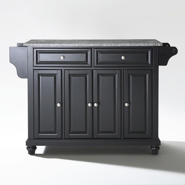 Crosley Cambridge Granite Top Full Size Kitchen Island/Cart KF30003DBK - main