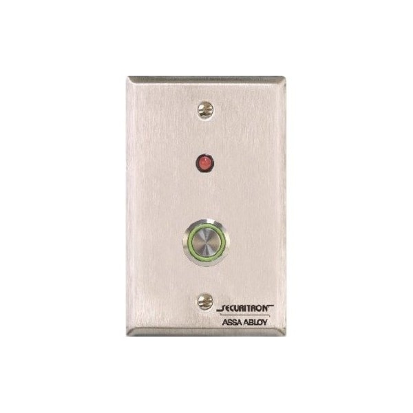 Securitron PB Series, Pushbutton, Stainless Steel PB4LA-2 - main