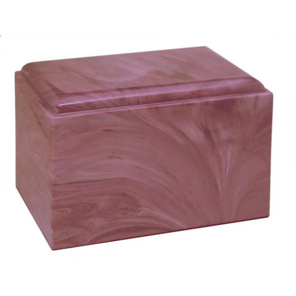 Fasttrack2Fitness Cultured Marble Cremation Stratus Adult Urn, Mulberry FA2030401 - main