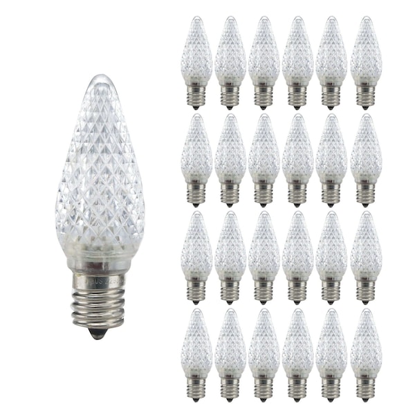 Bulbrite 5-Watt Equivalent C9 Intermediate E17 LED Light Bulb, 2700K, 25PK 862030 - main