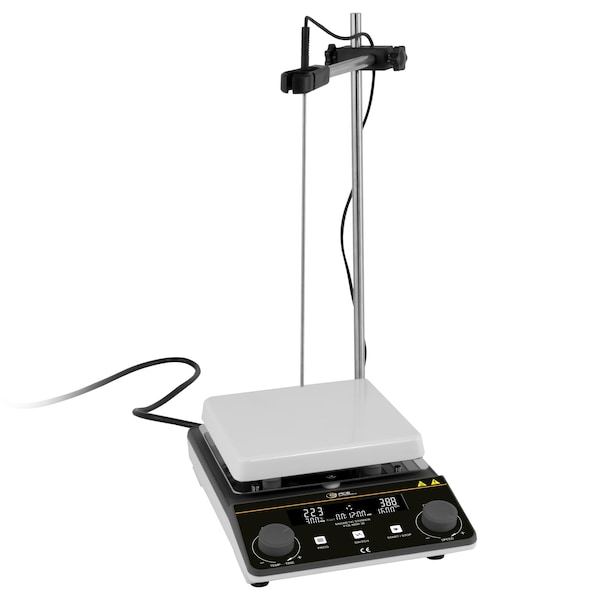 Pce Instruments Magnetic stirrer, 100-1600 rpm with 5 L capacity and hotplate heating to 572 deg. F PCE-MSR 30 - main