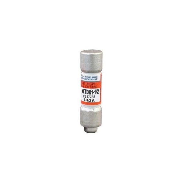 Ferraz Shawmut 0.41in x 1.5in, 600 VAC, 300 VDC, 1-1/2 A, 200 kA AC/100 kA DC Interrupt, GMG Body, Tin Plated ATDR1-1/2 - main