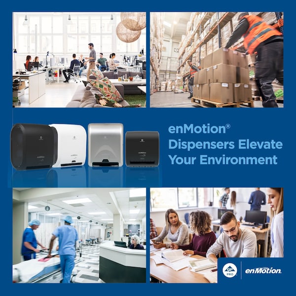 Georgia-Pacific enMotion Touchless Paper Towel Dispenser, Wall