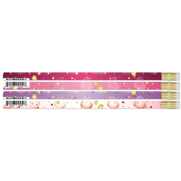 Musgrave Pencil Co Dreamy Hearts Pencils, 144PK D2450/12 - main