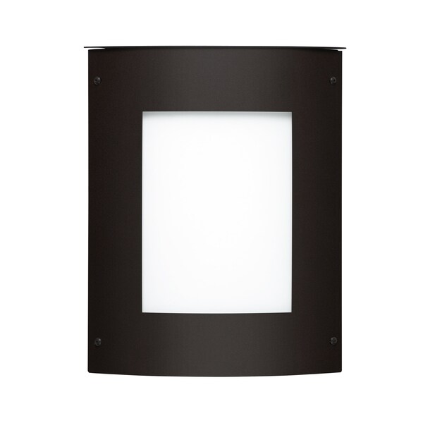 Besa Lighting Besa Outdoor Moto 8 Square Black White Acrylic 1x5W LED MOTO8SQ-WA-LED-BK - main