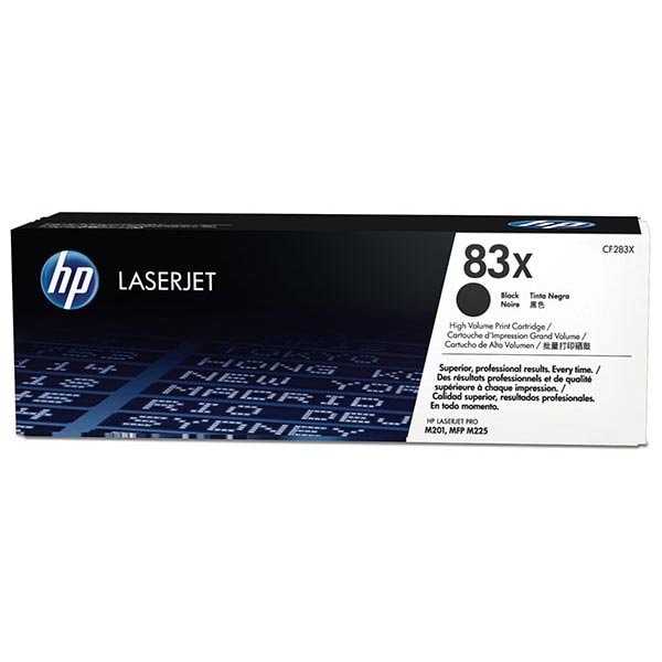 Hp 83X (CF283X) Black Original LaserJet Toner Cartridge (2,200 Yield) CF283X - main
