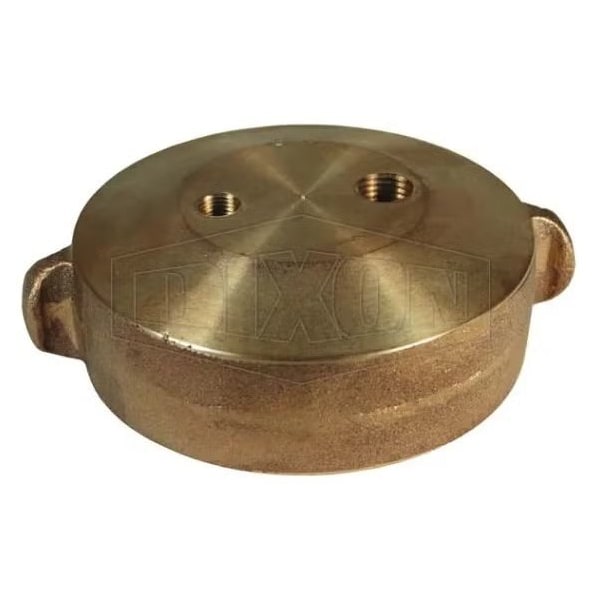 Dixon The Right Connection Hose Test Cap, 2-1/2 in, NST, Brass, Domestic NST250TC - main
