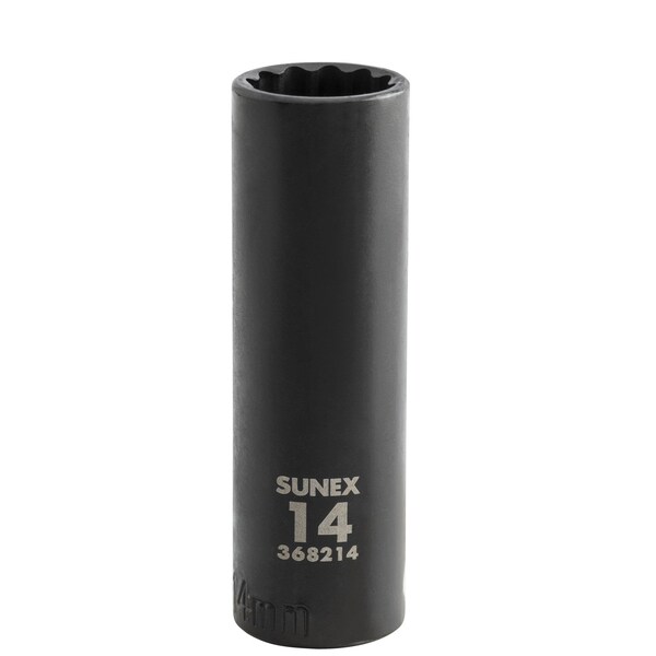 Sunex 3/8 in Drive 14Mm 12 Pt Deep Impact Socket 368214 - main