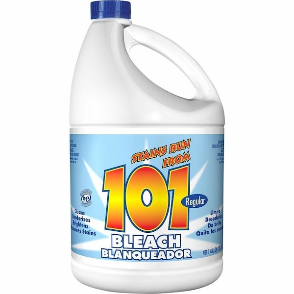 101 Regular Cleaning Low Strength Bleach, 1 gal Bottle, 6PK 11006755042 - main