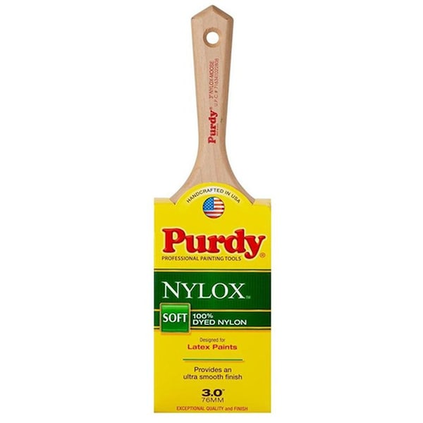 Nylox Moose 3in Purdy Paint Brush, Tynex Nylon 144232230 - main