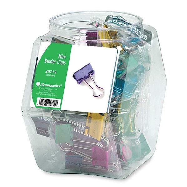 Baumgartens Mini Binder Clips-36 pks/tub 29719 - main