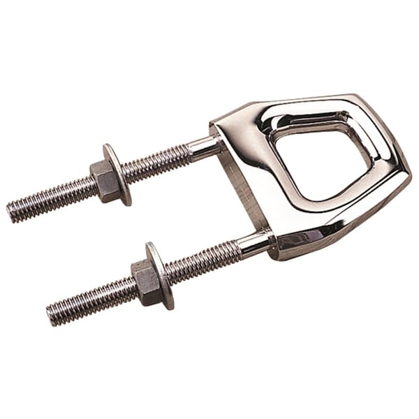Powerhouse 079233-1 0.31 x 3 in. Chrome Zinc Twin Shank Bow Eye PO836447 - main