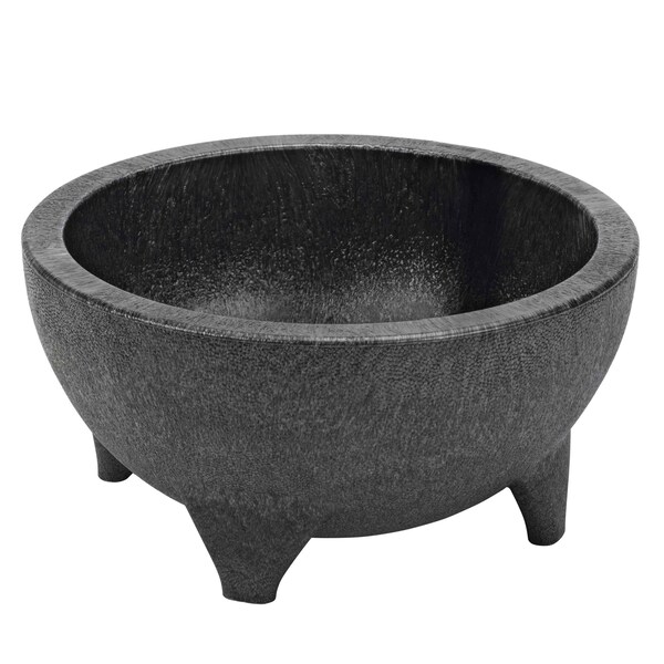 Service Ideas Molcajete Bowl, 56 Ounce, Black MB56BL - main