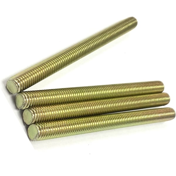 Zmg Fasteners Plus 3/8 - 16 X 36" FULLY THREADED STRAIGHT ROD SAE GR 8 J429 ZINC TRIVALENT YELLOW 2038446 - main