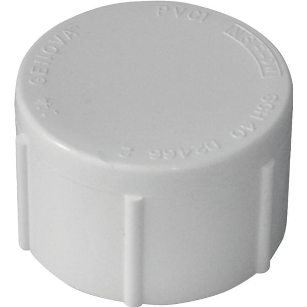 Ipex 2IN PVC SCH40 CAP FPT WHITE XIRTEC140 448020 - main