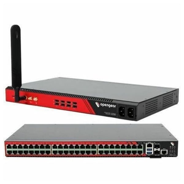 Opengear 48 SELECTABLE SERIAL PORTS, X86 4-CORE CPU, 8G RAM, 64G SSD, 10GBE SFP+, DOCKER OM2248-10G-L - main