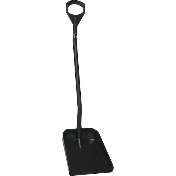 Vikan Ergonomic Shovel- Large Blade, Black 56019 - main
