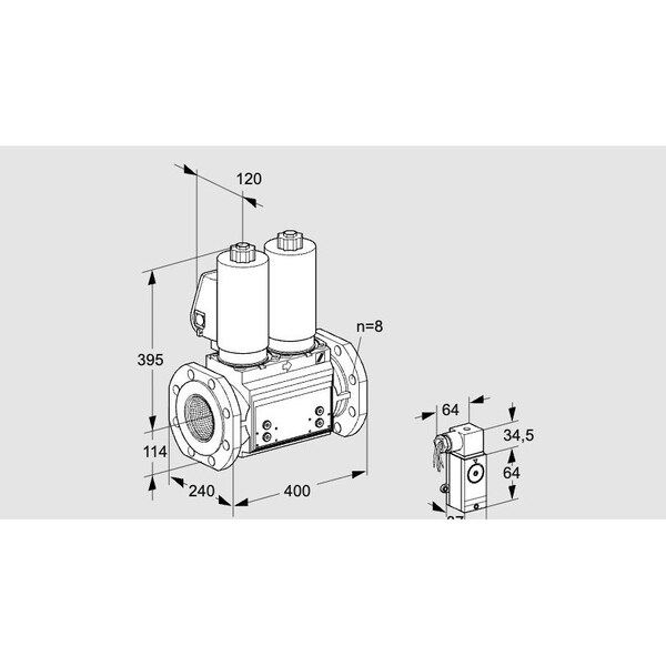 Honeywell Kromschroder VCS9T125A05NNAGLB/PPPP/2-P4 KS88203956 - main