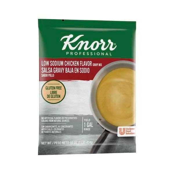 Knorr Professional Low Sodium Chicken Gravy Mix, 1 Pound 84129467 - main