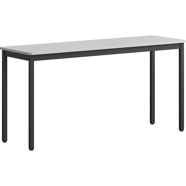Lorell Utility Table, 500lb Capacity, 59.88" x 18.13" x 30", Gray LLR60754 - main