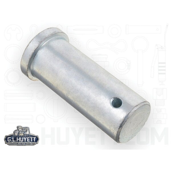 Huyett Clevis Pin, Zn Plt Med Carbon Steel, 1.25 Dia x 2.375 Overall L x 3 Shk L x .25 Hole Dia CLPZ-1250-3000 - main