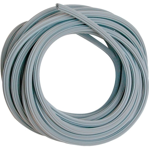 Make-2-Fit Screen Retainer Spline, 0230 in D, 250 ft L, Vinyl, Gray, Round P 7705 - main