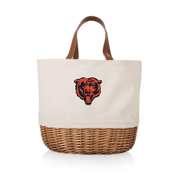 Picnic Time Family Of Brands Chicago Bears - Promenade Picnic Basket, (Beige Canvas) 203-20-187-064-2 - main