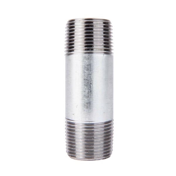 Ace Trading - Nipple 1/4 in. MIP each X 1/4 in. D MIP Galvanized Steel 3 in. L Nipple 309UP14X3 - main