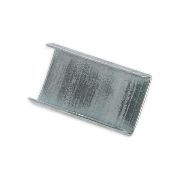 Partners Brand Steel Strapping Seals, Open/Snap On Regular Duty, 1/2", Silver, PK5000 SS12OPEN - main