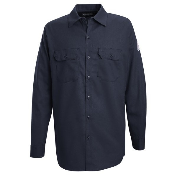 Bulwark Work Shirt Excel - Fr 7Oz Navy, M SEW2NV LN M - main