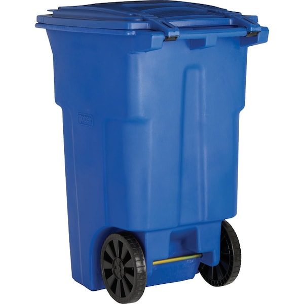 Toter 64 Gal. Recycling Trash Can with Lid 025564-D5BLU - main