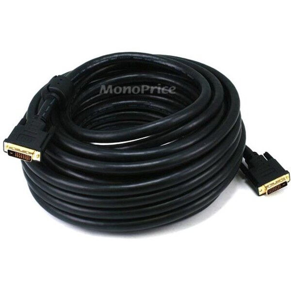 Monoprice Computer Cord, DVI-D DualLink M to M, 50ft 2185 - main