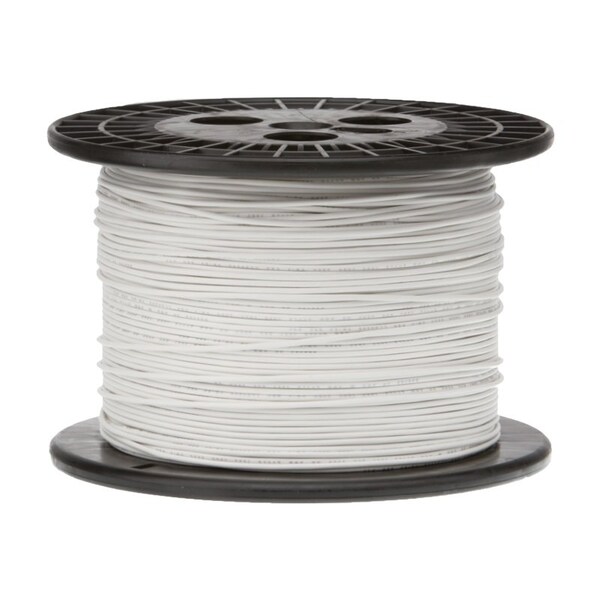 Remington Industries 24 AWG Gauge UL1061 Stranded Hook Up Wire, 300V, 0044 Diameter, White, 250 ft Length 24UL1061STRWHI250 - main