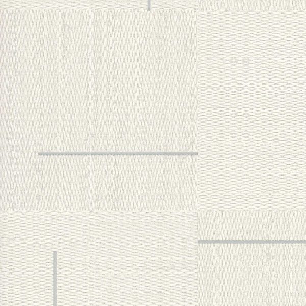 York Wallcoverings Geo Block Weave Ivory Wallpaper SI24906 - main