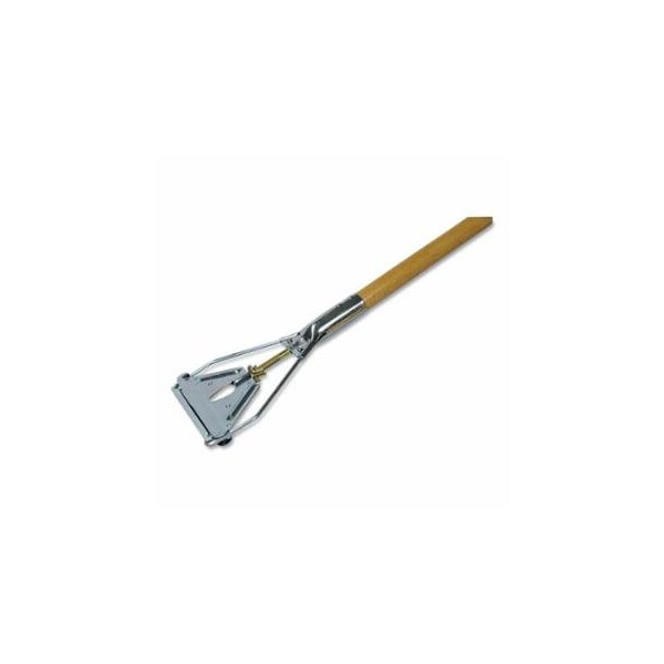 Rubbermaid Commercial Easy-Change Wet Mop Handle, 1-1/8 in dia, 60 in L, Brown 640-FGH516000000 - main