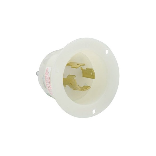 Leviton Industrial Grade Flanged Inlet 30 Amp, 347/600 Volt 3PY 2775 - main