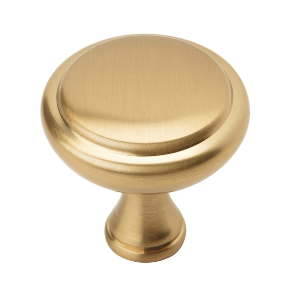 Amerock Arden 1-1/4 inch (32mm) Diameter Champagne Bronze Cabinet Knob, 10PK 10VMP37340CZ - main